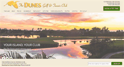 Desktop Screenshot of dunesgolfsanibel.com